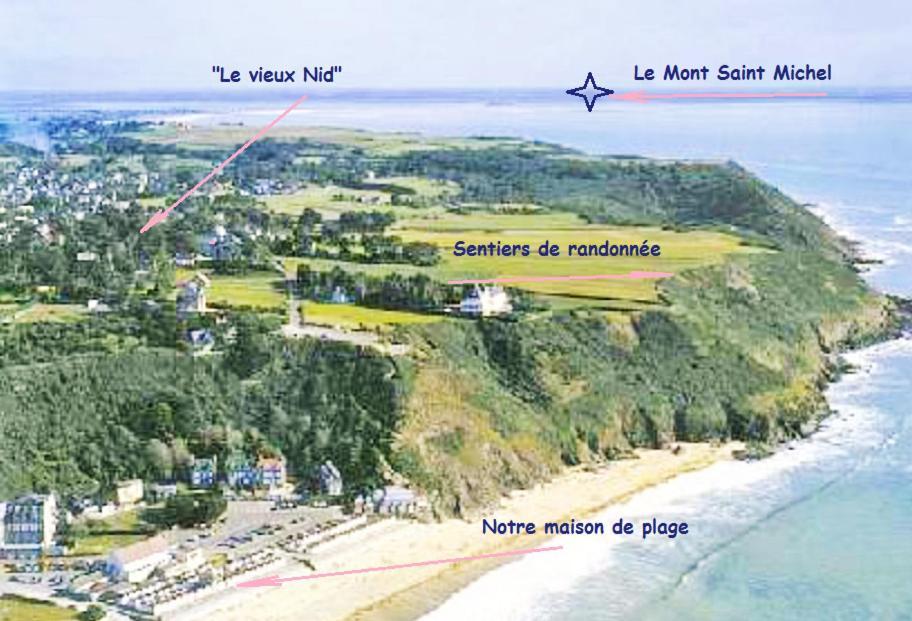 Bed and Breakfast Le Vieux Manoir Carolles Exterior foto